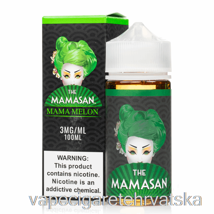 Vape Cigarete Mama Melon - The Mamasan - 100ml 6mg